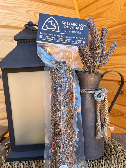 Salchichón de Jabalí a la Pimienta