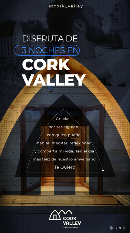 PACK REGALO P0STAL Cork Valley 500€